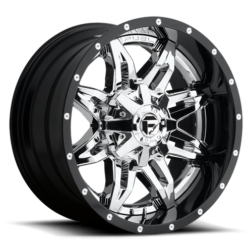 Fuel 1PC D266 LETHAL CHROME PLATED GLOSS BLACK LIP