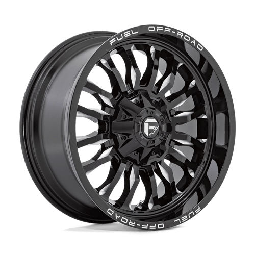 Fuel 1PC D795 ARC GLOSS BLACK MILLED