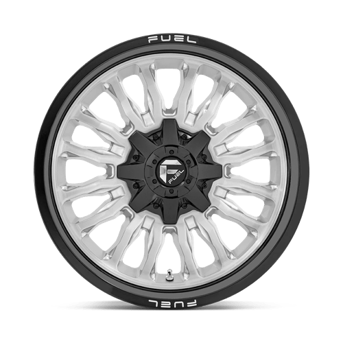 Fuel 1PC D798 ARC SILVER BRUSHED FACE WITH MILLED BLACK LIP