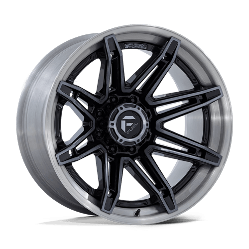 Fuel 1PC FC401 BRAWL GLOSS BLACK WITH BRUSHED GRAY TINT FACE & LIP
