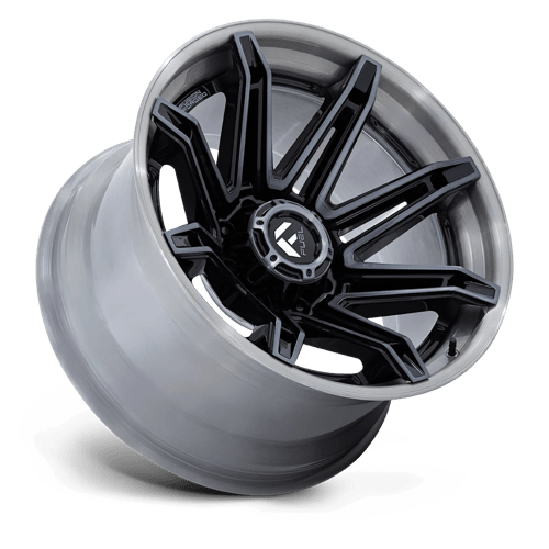 Fuel 1PC FC401 BRAWL GLOSS BLACK WITH BRUSHED GRAY TINT FACE & LIP