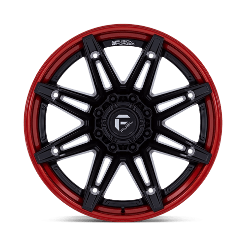 Fuel 1PC FC401 BRAWL MATTE BLACK WITH CANDY RED LIP