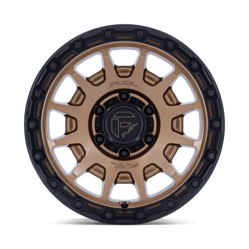 FUEL FC884 FORTRESS Matte Bronze W Gloss Black Lip