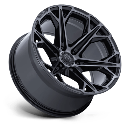 Fuel 1PC FC886 HAMMERHEAD GLOSS BLACK DARK TINTED CLEAR