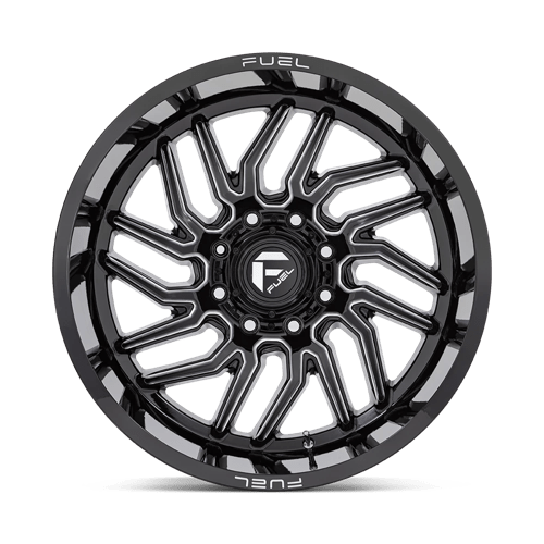 Fuel 1PC D807 HURRICANE GLOSS BLACK MILLED