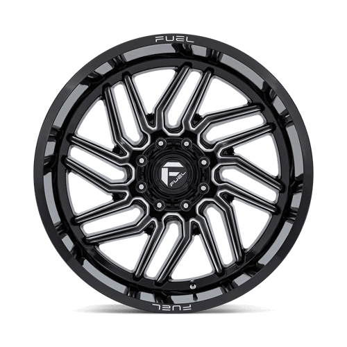Fuel 1PC D807 HURRICANE GLOSS BLACK MILLED