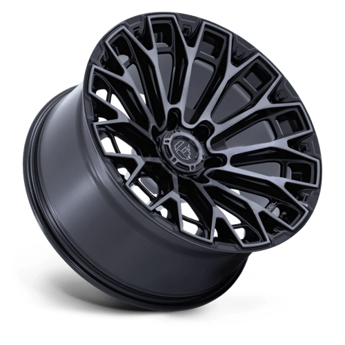 Fuel 1PC FC882 TRAX GLOSS BLACK MACHINED FACE DARK TINTED CLEAR
