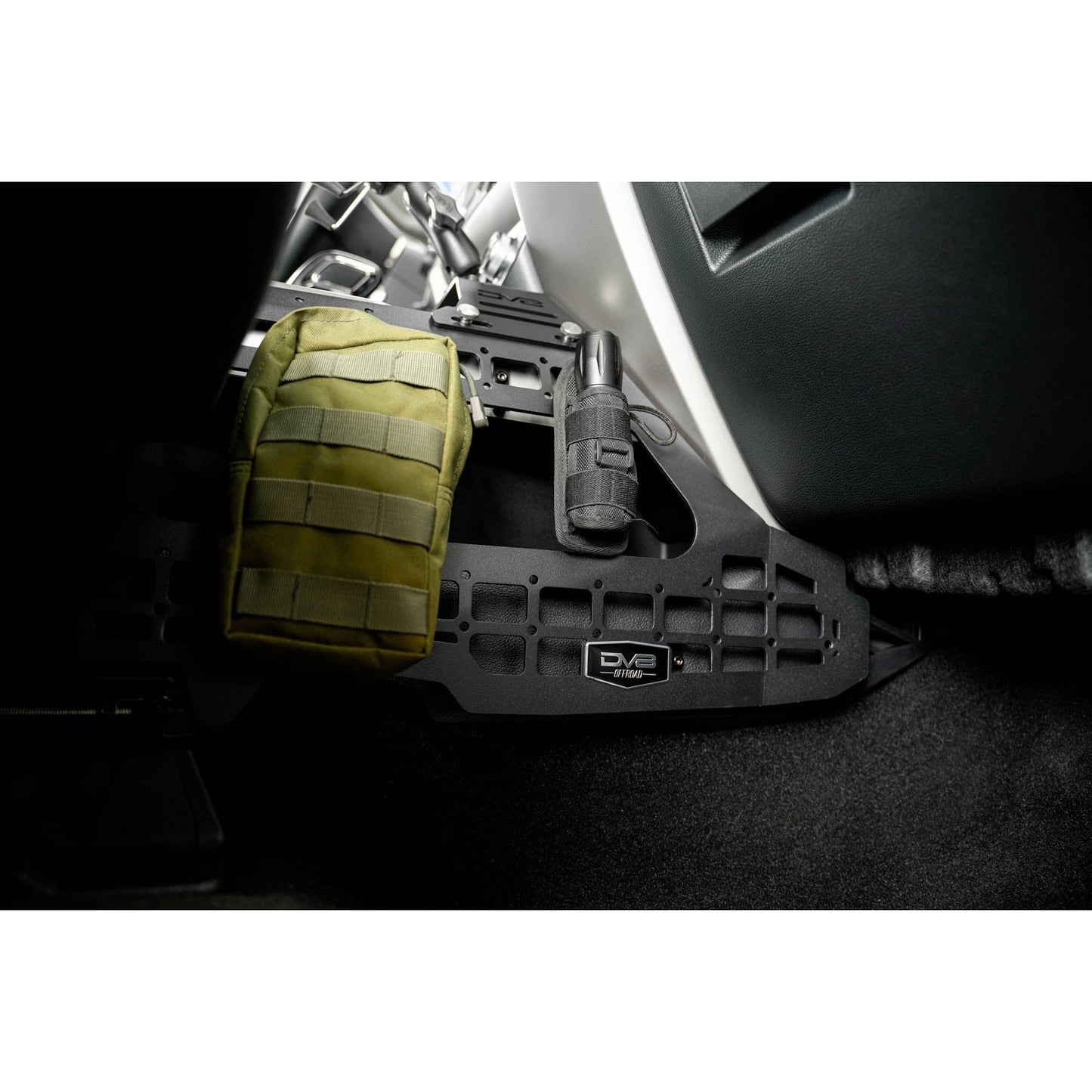 DV8 Off-Road 2015-2020 Ford F-150 & 2017-2021 F-250/350 | Center Console Molle Panels & Device Mount C3| CCFF-01