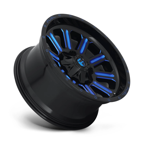 Fuel 1PC D646 HARDLINE GLOSS BLACK BLUE TINTED CLEAR