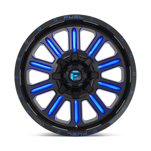 Fuel 1PC D646 HARDLINE GLOSS BLACK BLUE TINTED CLEAR
