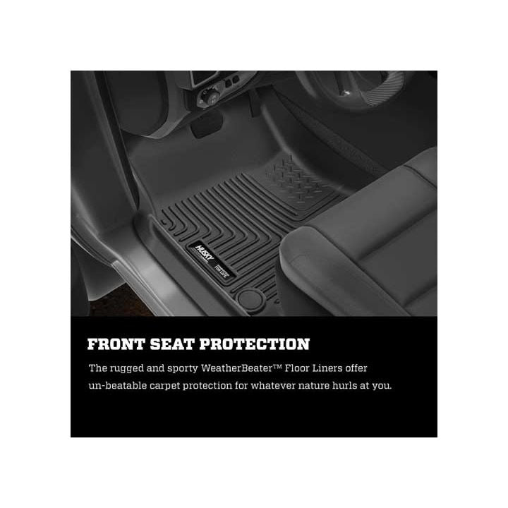 Husky Floor Liner - WeatherBeater for 2009-C Dodge Ram 1500 99001