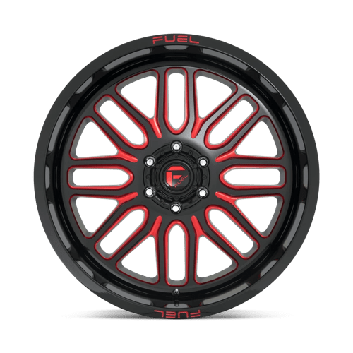 Fuel 1PC D663 IGNITE GLOSS BLACK RED TINTED CLEAR