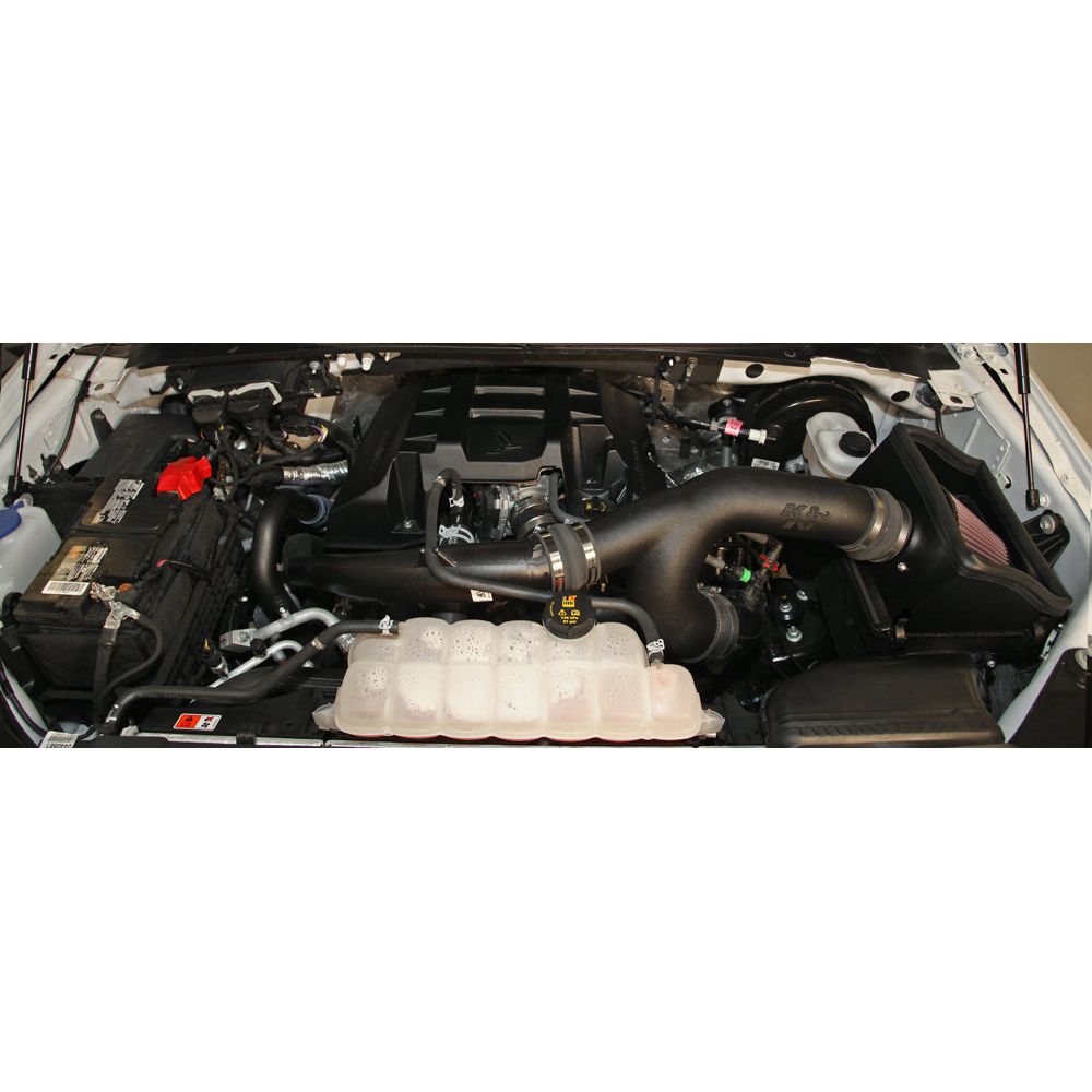 K & N Cold Air Intake - High-flow, Roto-mold Tube - FORD F150 V6-2.7L
