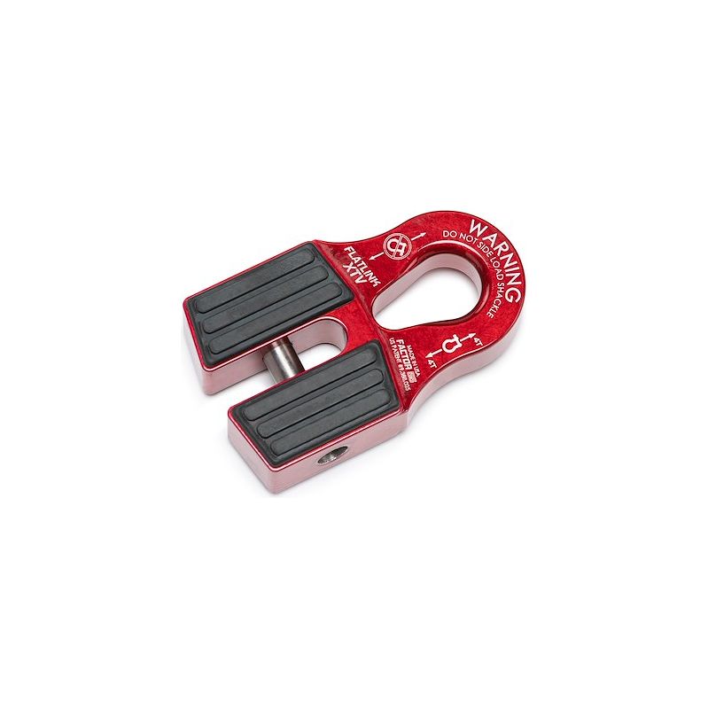 FACTOR 55 |  FlatLink XTV Winch Shackle Mount Red Factor 55 | B200070-01-GGBW