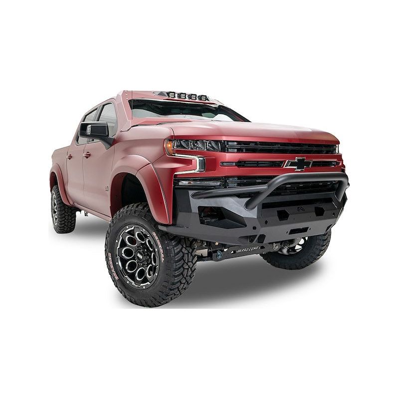 Fab Fours Matrix Front Bumper 2 Stage Black Powder Coat 7/8 in. D-Ring Mounts No Guard l CH15-X2751-1