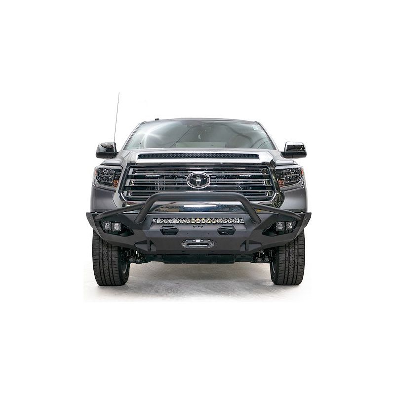 Fab Fours Matrix Front Bumper w/Pre-Runner Guard 2 Stage Matte Black Powder Coated l TT16-X3652-1