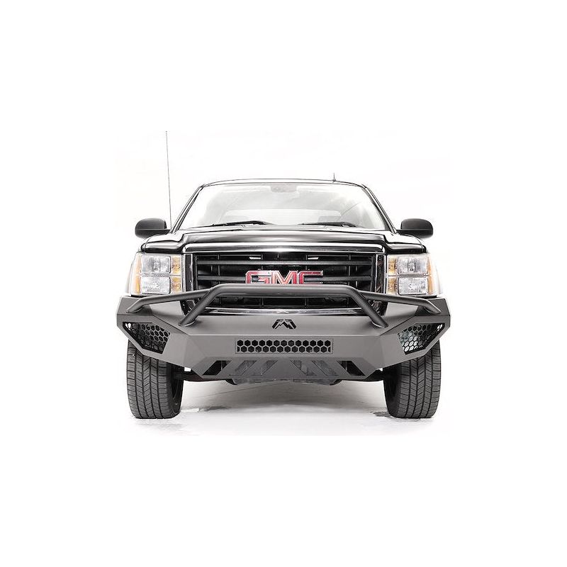 Fab Fours Vengeance Front Bumper 2 Stage Black Powder Coated w/Pre-Runner Guard l CS07-D2052-1