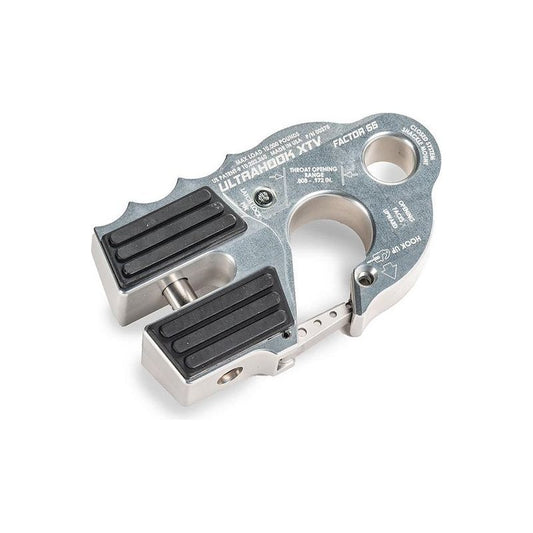 FACTOR 55 |  UltraHook XTV Closed System Winch Shackle Mount Silver Factor 55 | B200275-05-GGBW