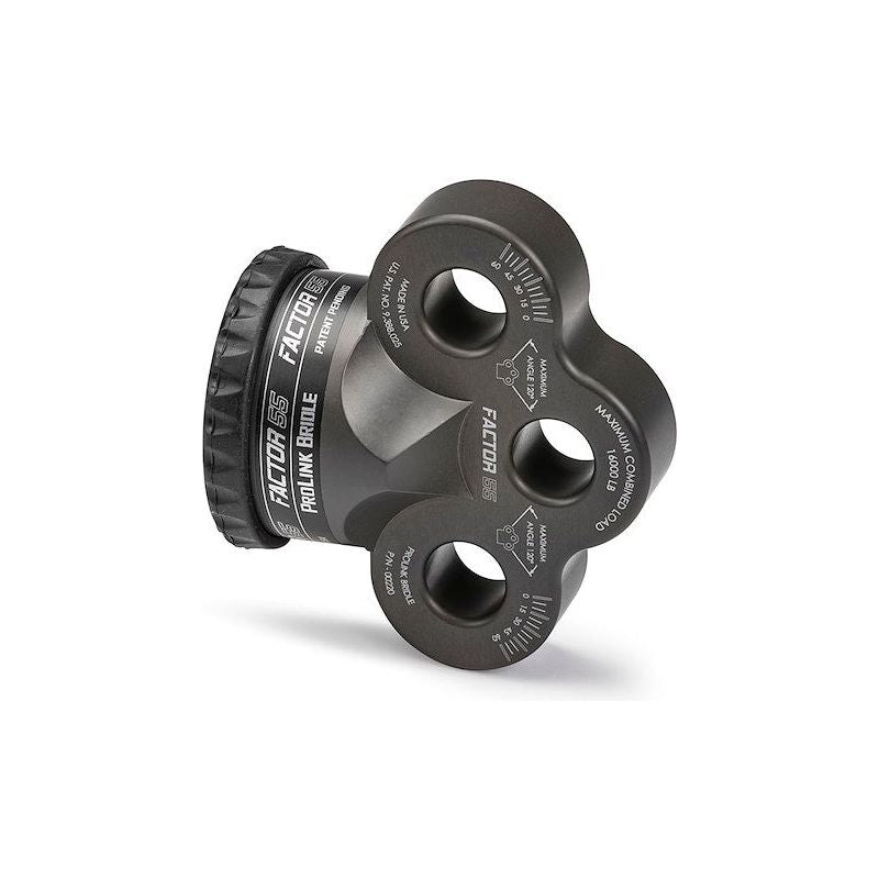 FACTOR 55 | ProLink Bridle Shackle Mount Assembly Anodized Gray Factor 55 | B200220-06-GGBW