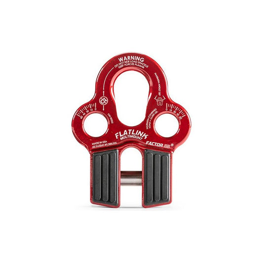 FACTOR 55 |  Winch Line Shackle Mount Foldable Flatlink Multimount Red Factor 55 | B200225-01-GGBW