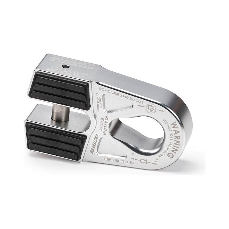 FACTOR 55 | FlatLink Expert Closed Winch Shackle Mount Silver Factor 55 | B200080-05-GGBW