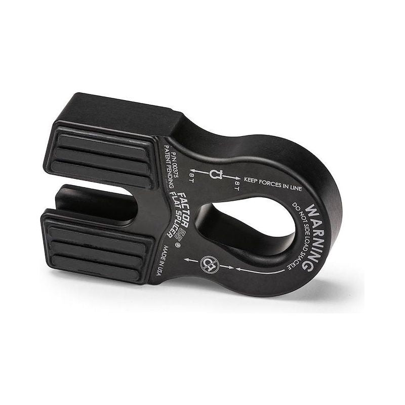 FACTOR 55 | Winch Line Shackle Mount Splice On Foldable Black Factor 55 | B200375-04-GGBW