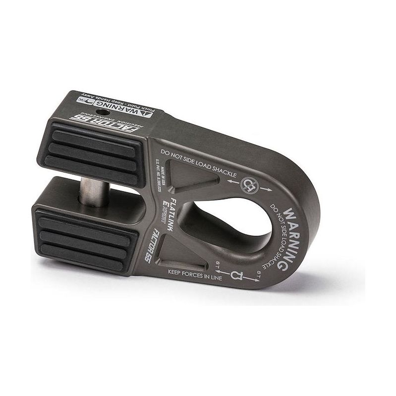 FACTOR 55 |  FlatLink E Expert Version Winch Shackle Mount Assembly Anodized Gray Factor 55 | B200080-06-GGBW