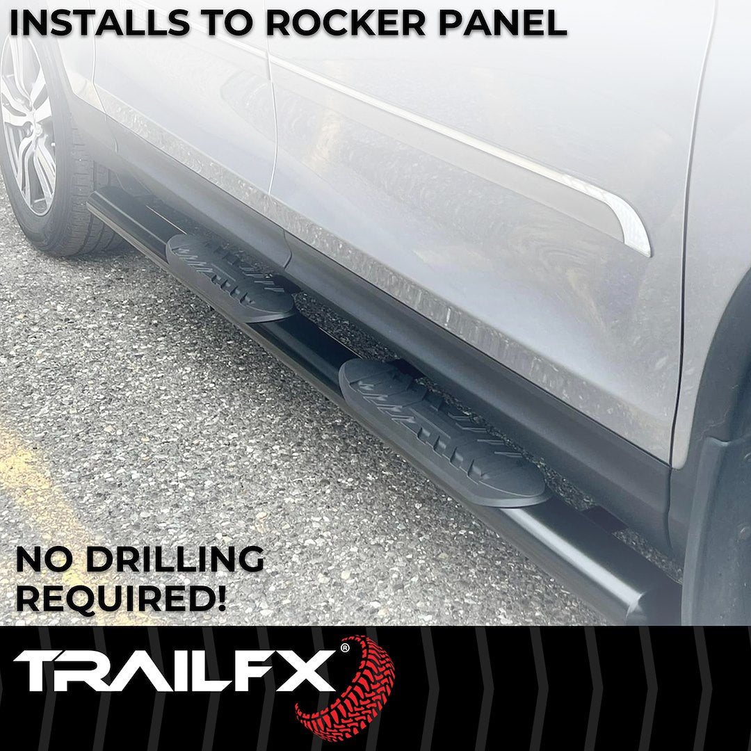 TrailFX | Side Steps JL Wrangler 4 DR. 2018-Present | A1545T