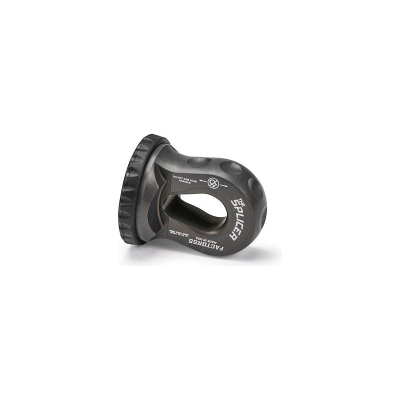 FACTOR 55 | Splicer 3/8-1/2 Inch Synthetic Rope Splice On Shackle Mount Gray Factor 55 | B200352-06-GGBW
