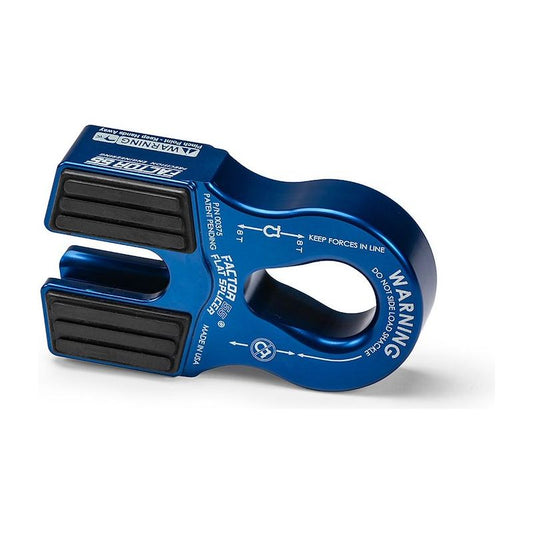 FACTOR 55 |  Flat Splicer Splice On Winch Synthetic Shackle Mount Blue Factor 55 | B200375-02-GGBW