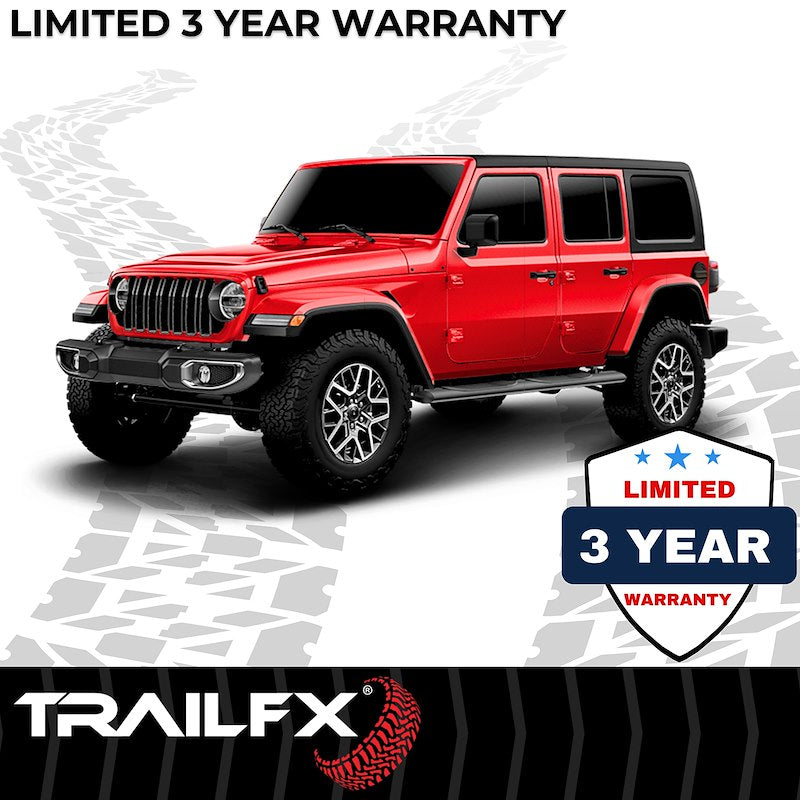 TrailFX | Side Steps JL Wrangler 4 DR. 2018-Present | A1545T