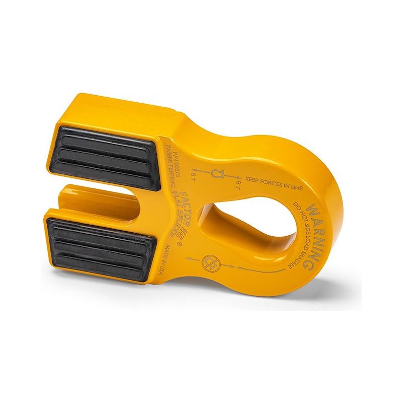 FACTOR 55 | Flat Splicer Splice On Winch Synthetic Shackle Mount Yellow Factor 55 | B200375-03-GGBW