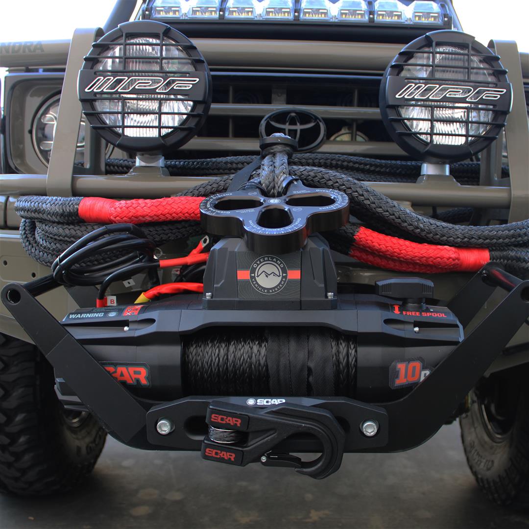 Overland Vehicle Systems SCAR 10S - 10,000 Lbs. Rated Synthetic Rope Winch 19099901