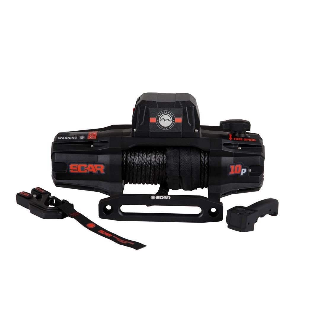 Overland Vehicle Systems SCAR 10S - 10,000 Lbs. Rated Synthetic Rope Winch 19099901
