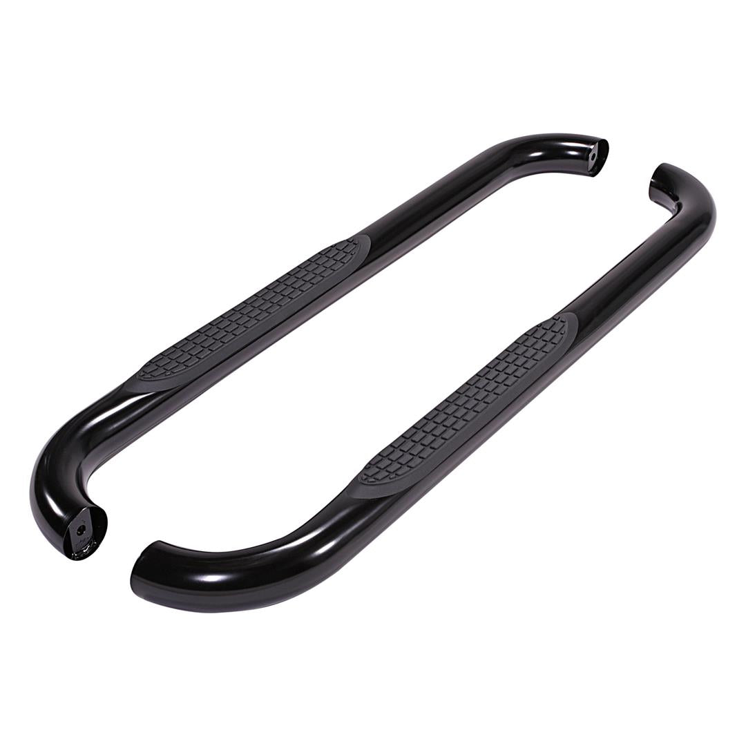 TrailFX 3" Nerf Bar - Round Tube Side Steps for 2018-C Jeep Wrangler JL 2 Door Models A0056T