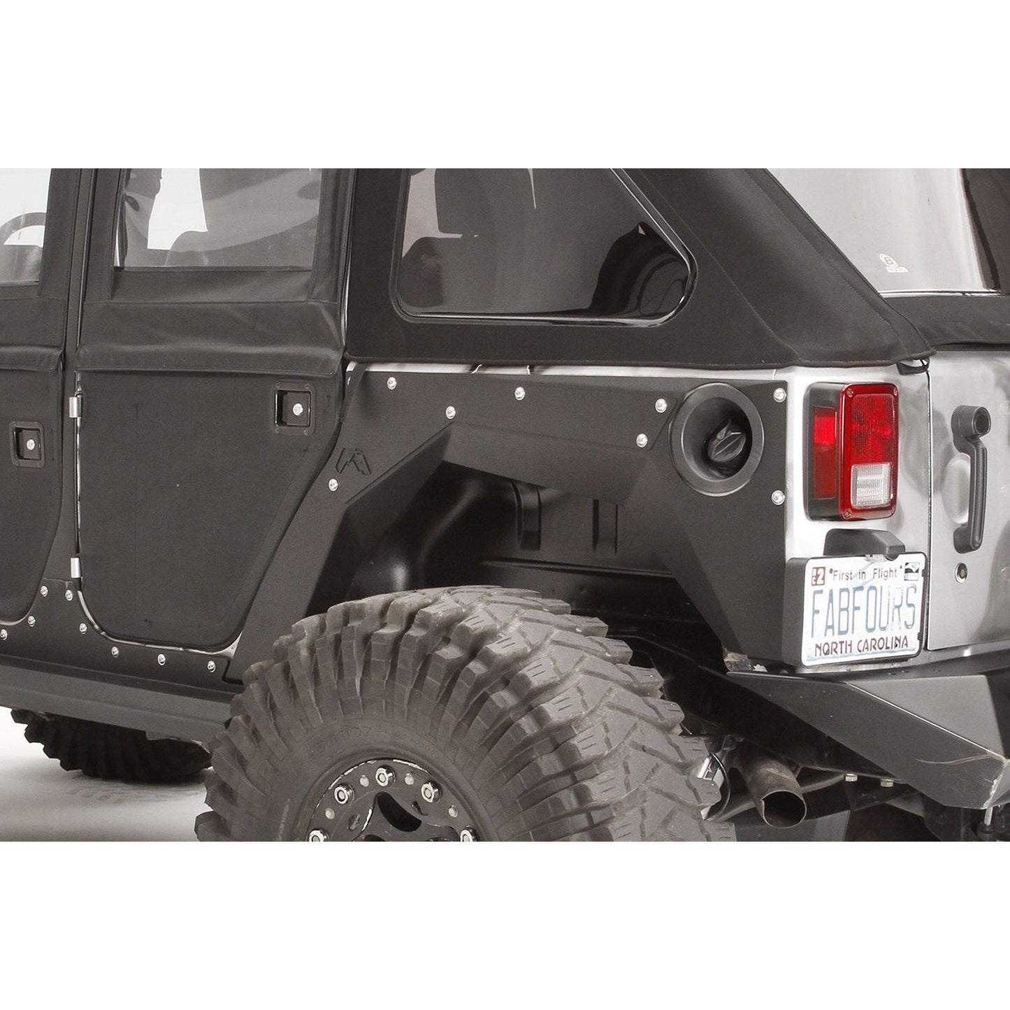Fab Fours Fender Rear Pair Powdercoated l JK1001-1