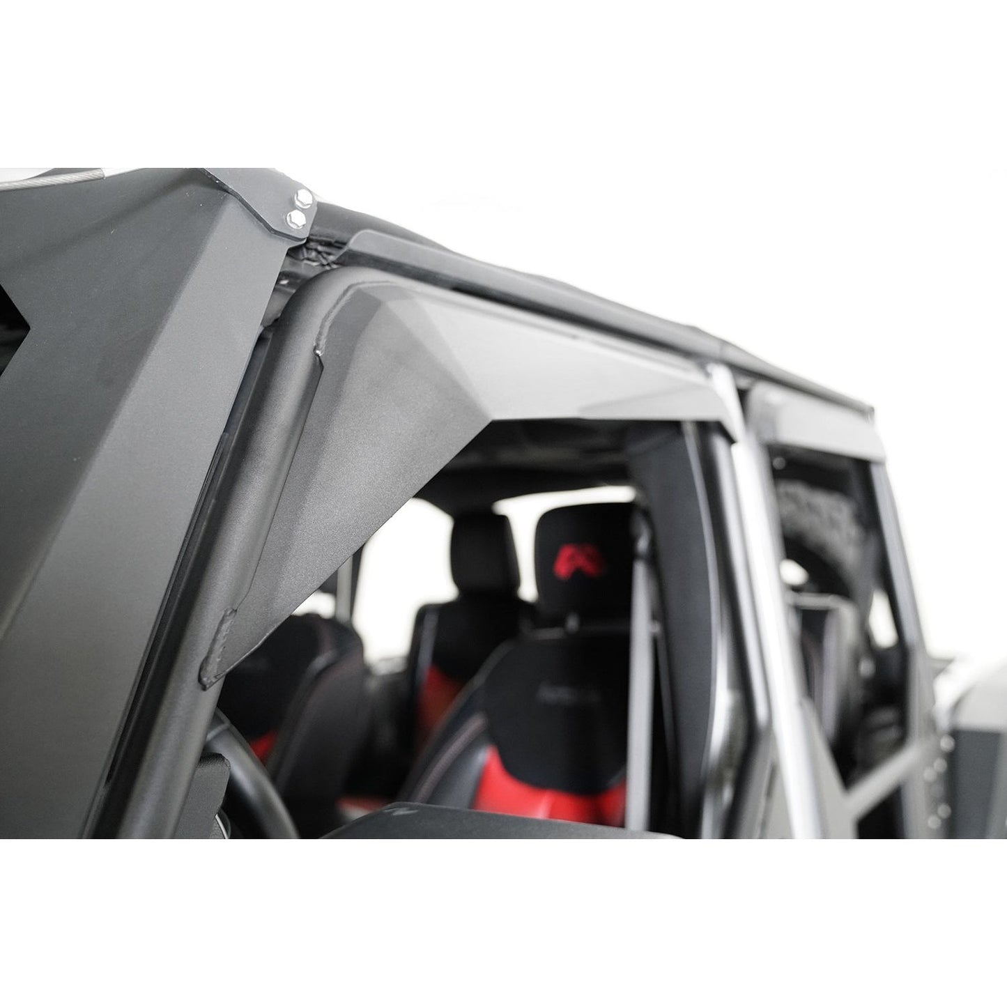 Fab Fours Full Tube Doors Single Stage Black Powder Coat Front Height 4 in. Width 35 in. Length 44 in. l JK1030-1