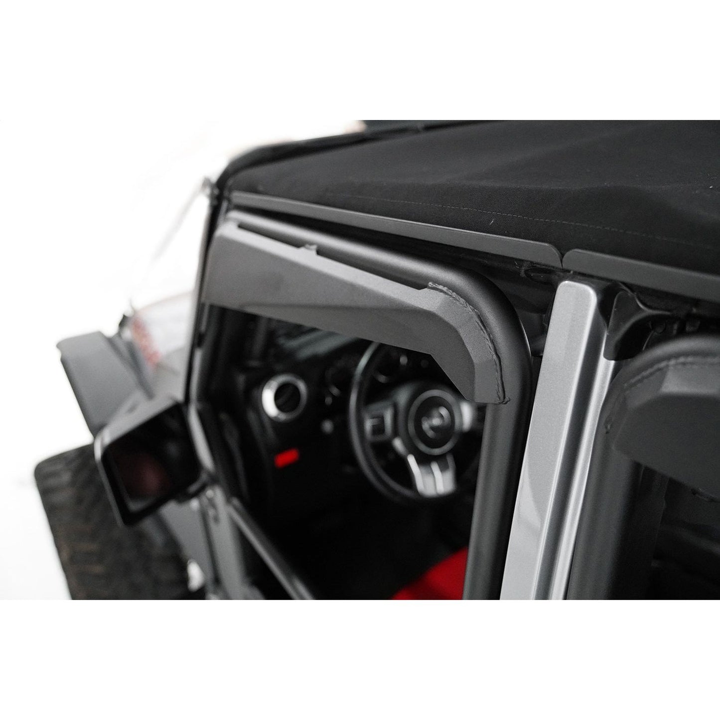 Fab Fours Full Tube Doors Single Stage Black Powder Coat Front Height 4 in. Width 35 in. Length 44 in. l JK1030-1
