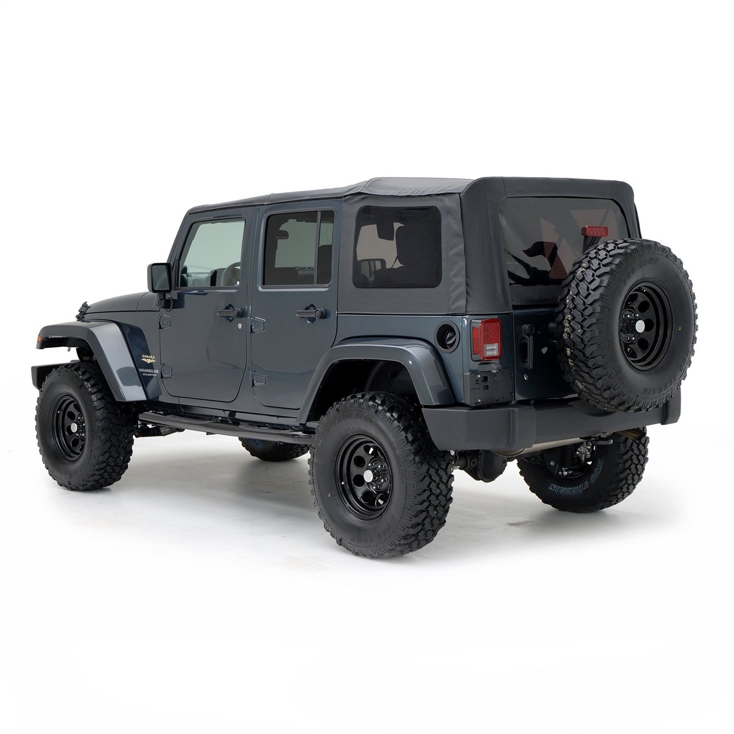 Smittybilt Sure Step Side Bar Black Powder Coat 3 in. No Drill Installation I JN49-S4B