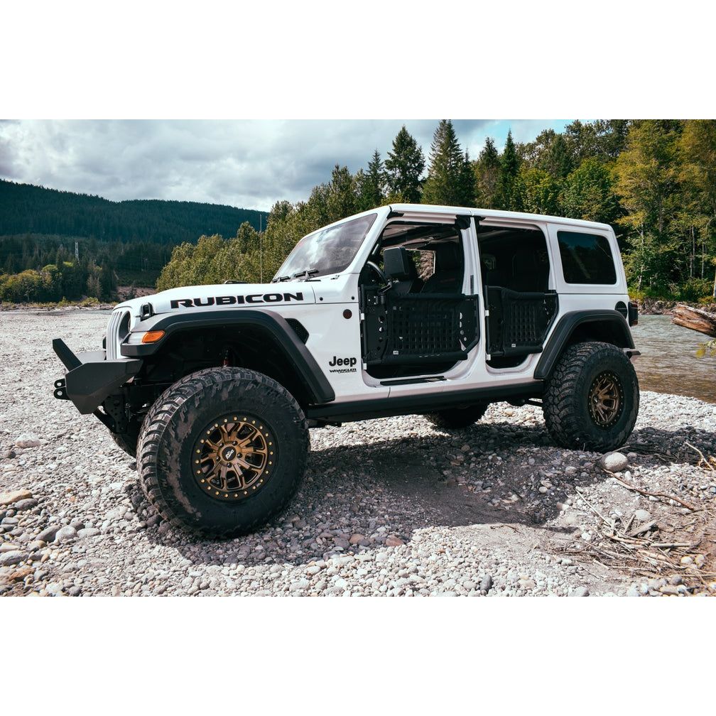 Body Armor 4x4 2018-2024 JEEP WRANGLER JL & GLADIATOR JT TRAILDOORS FRONT, PAIR JL-6149