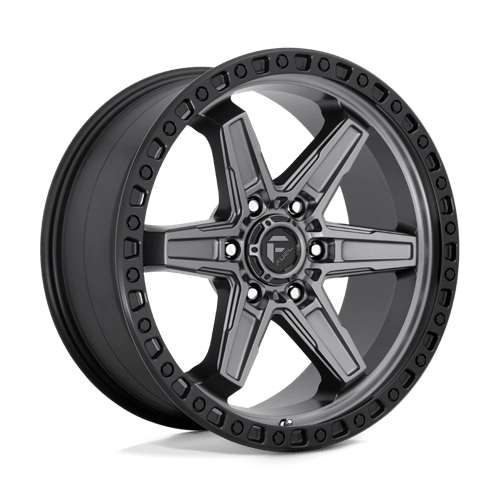 Fuel 1PC D698 KICKER MATTE GUN METAL BLACK BEAD RING