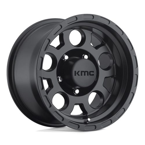 KMC KM522 ENDURO Matte Black wheel showcasing rugged design and off-road style.