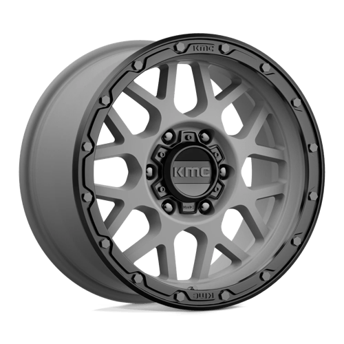 KMC KM535 GRENADE OFF-ROAD MATTE GRAY MATTE BLACK LIP