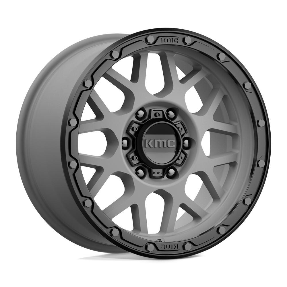 KMC KM535 GRENADE OFF-ROAD MATTE GRAY MATTE BLACK LIP