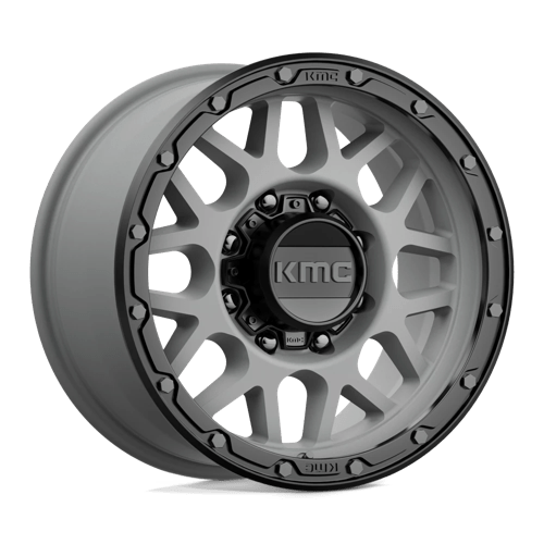 KMC KM535 GRENADE OFF-ROAD MATTE GRAY MATTE BLACK LIP