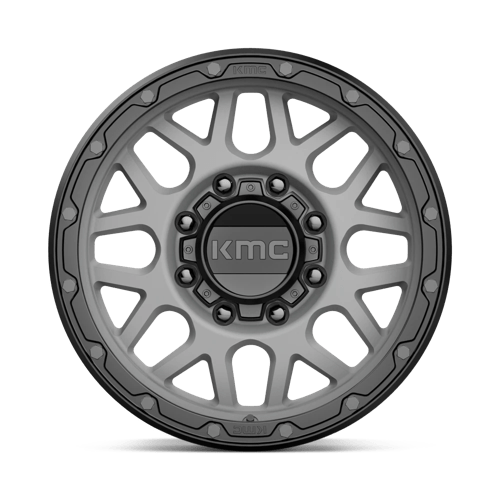 KMC KM535 GRENADE OFF-ROAD MATTE GRAY MATTE BLACK LIP