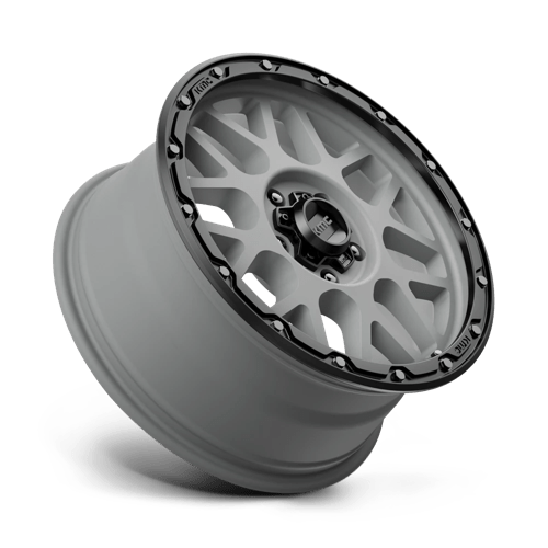 KMC KM535 GRENADE OFF-ROAD MATTE GRAY MATTE BLACK LIP