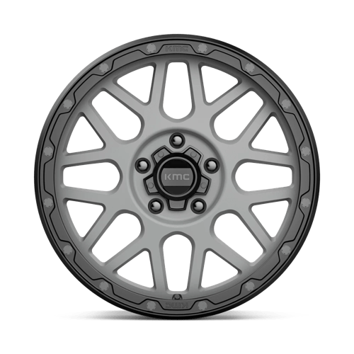 KMC KM535 GRENADE OFF-ROAD MATTE GRAY MATTE BLACK LIP