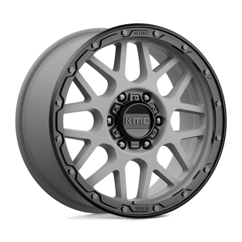 KMC KM535 GRENADE OFF-ROAD MATTE GRAY MATTE BLACK LIP