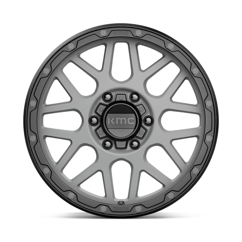 KMC KM535 GRENADE OFF-ROAD MATTE GRAY MATTE BLACK LIP
